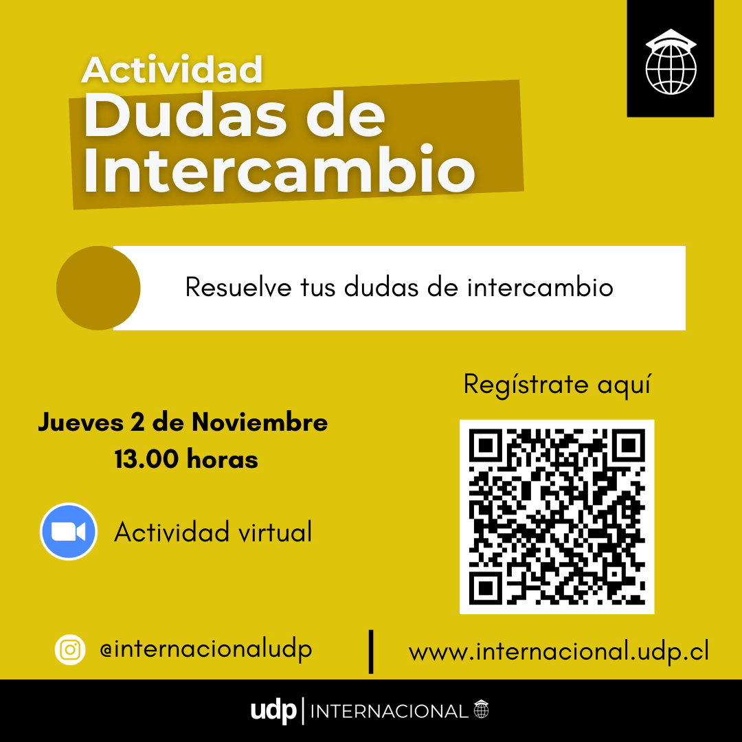 Resuelve tus dudas de intercambio – Facultad de Derecho UDP