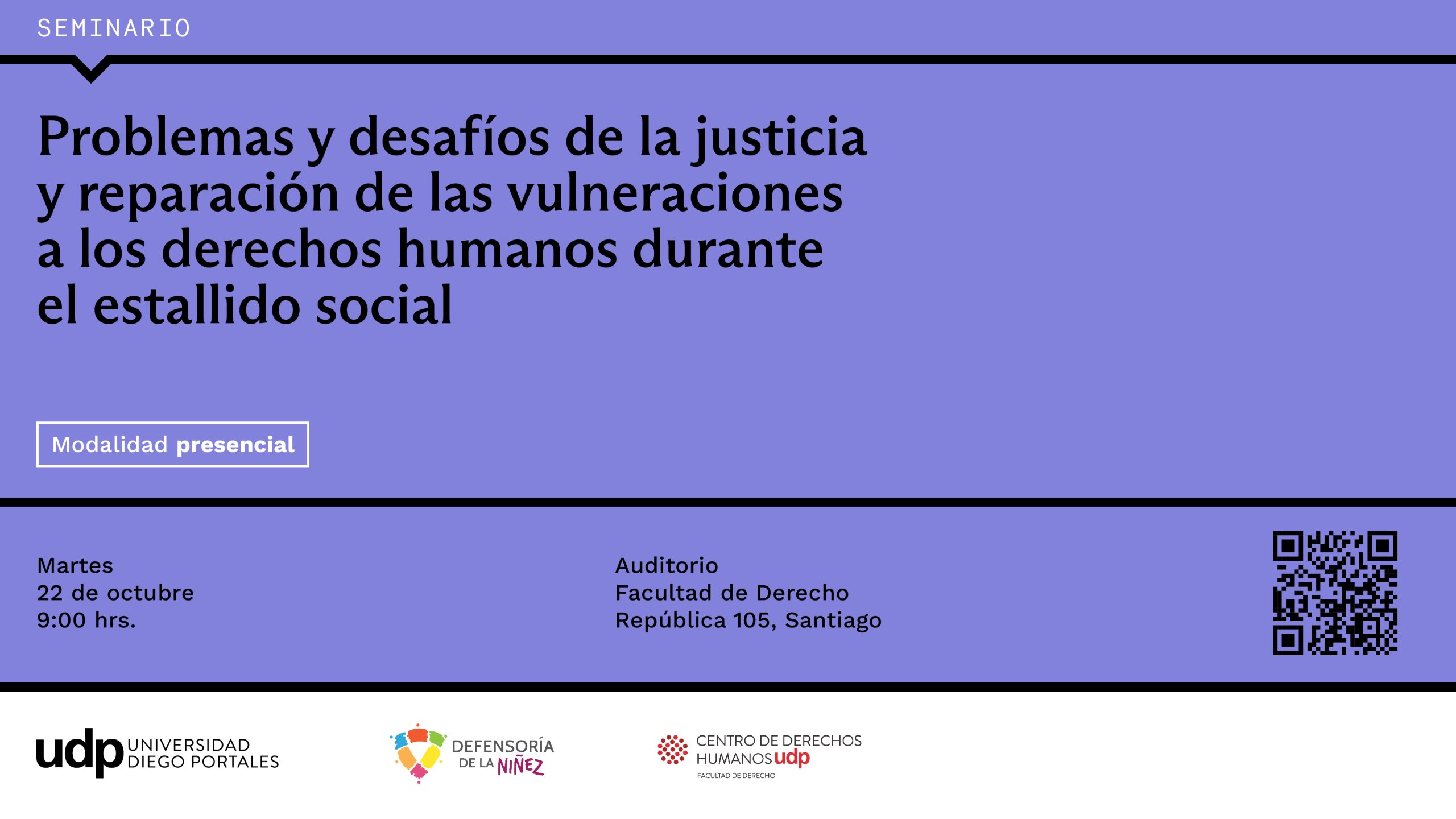 Seminario Problemas y desafíos de la justicia y reparación de las ...